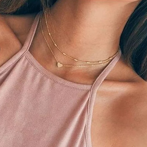 Jewelry - 6/$30 New Gold Multilayer Necklace